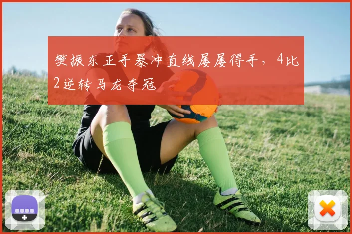 樊振东正手暴冲直线屡屡得手，4比2逆转马龙夺冠